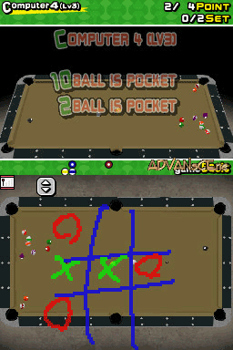 Billiard Action screenshot 3 for Nintendo DS